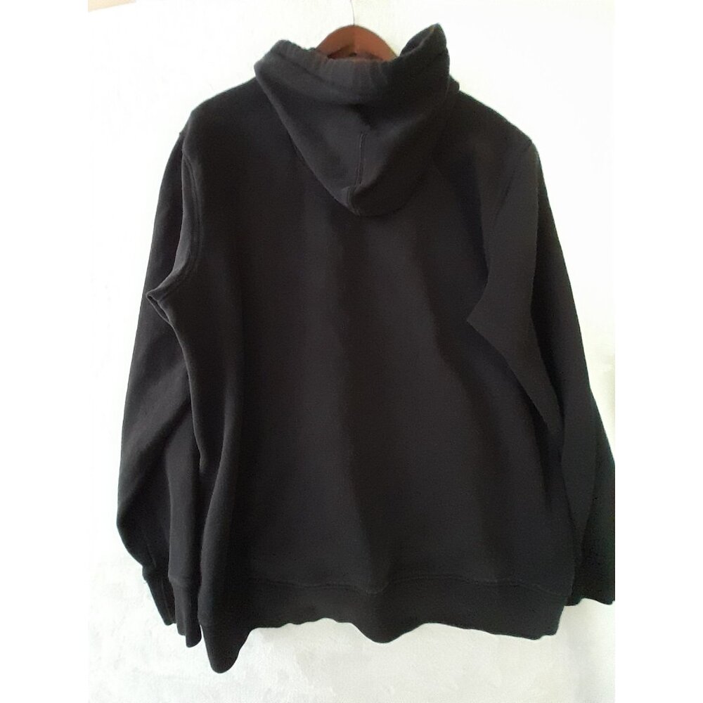 Tailorbyrd Collection Mens Outdoor School Work Minimalist Hoodie XXL Black - Picture 4 of 7